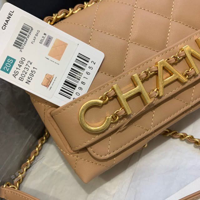 Chanel女包 AS1490 Chanel鏈條女包 香奈兒2020年春夏爆款單肩斜挎字母包 小香最新火爆款  djc3923